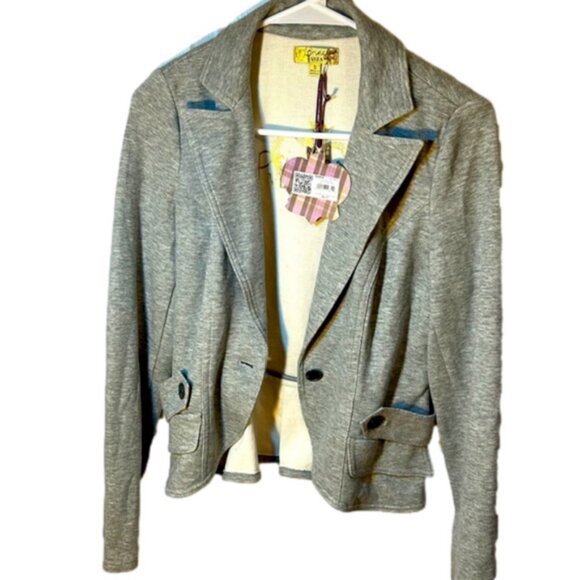 NWT Princess Vera Wang Gray Heather Blazer Small - Picture 2 of 7